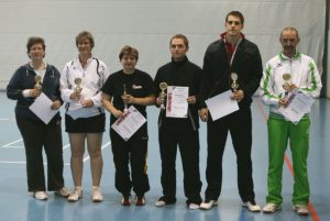 Gewinner vom Badmintonturnier